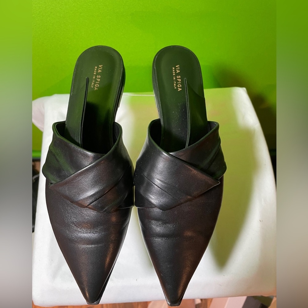 Via Spiga leather mules 7